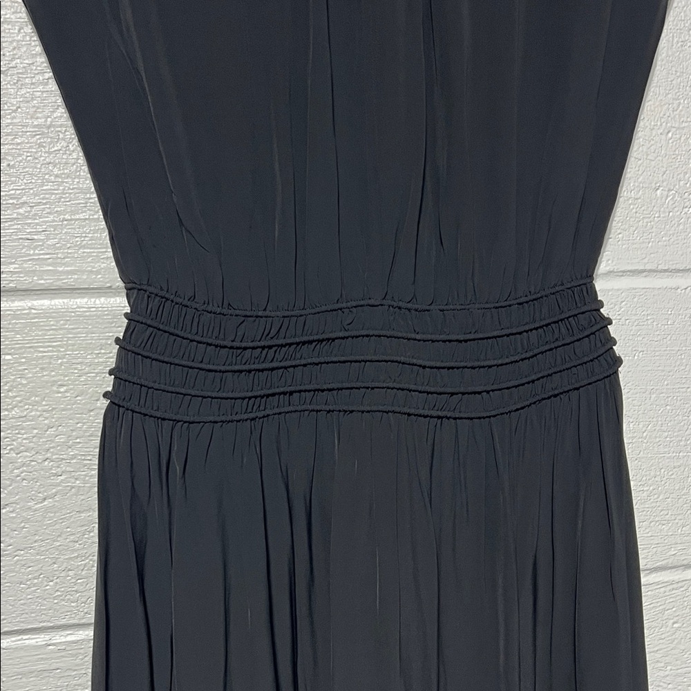 Everlane The Gathered Midi Dress Black  XXS New With Tag - Picture 7 of 10